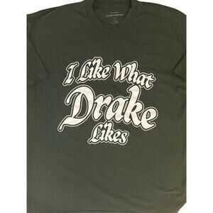 Drake‎ It’s All A Blur Tour Official Merch Tee XL | IAAB 2023 Golf Shirt Green